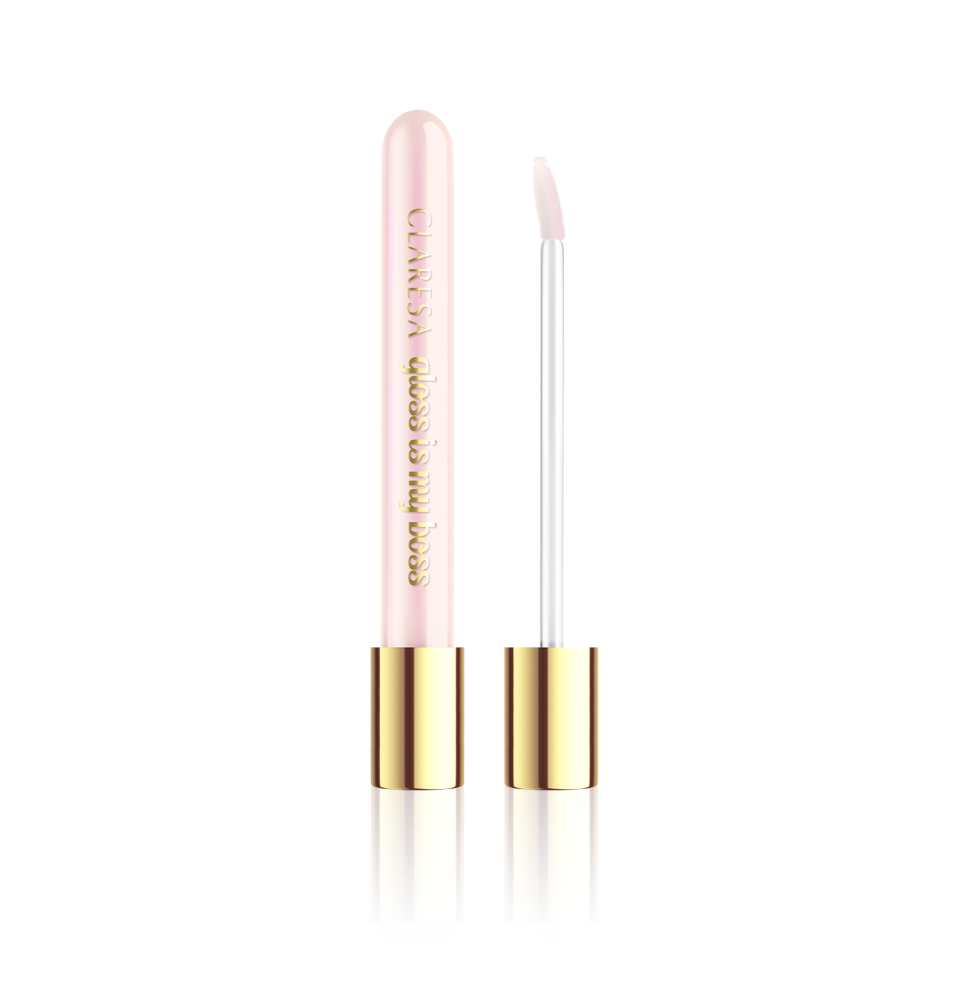Claresa Gloss Is My Boss 02 Boss Babe 5 ml – lesk na pery s kyselinou hyalurónovou