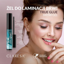Claresa True Glue! 01 Transparent – gél na lamináciu a fixáciu obočia