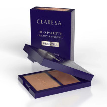 Claresa DUO PALETTE CREAMY & PRESSED BRONZER 02 Sun Tropez – bronzer