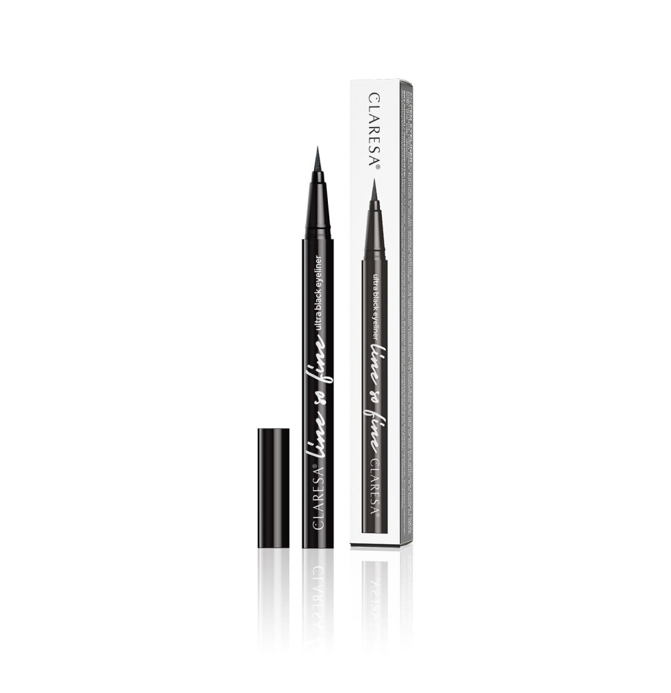 CLARESA Line So Fine Black – vodeodolný eyeliner v pere čierny