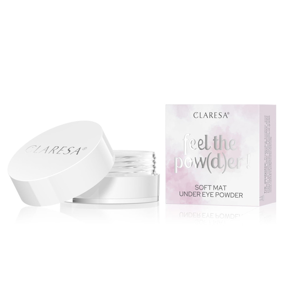 CLARESA Feel The Powder 01 Soft – sypký púder pod oči soft mat