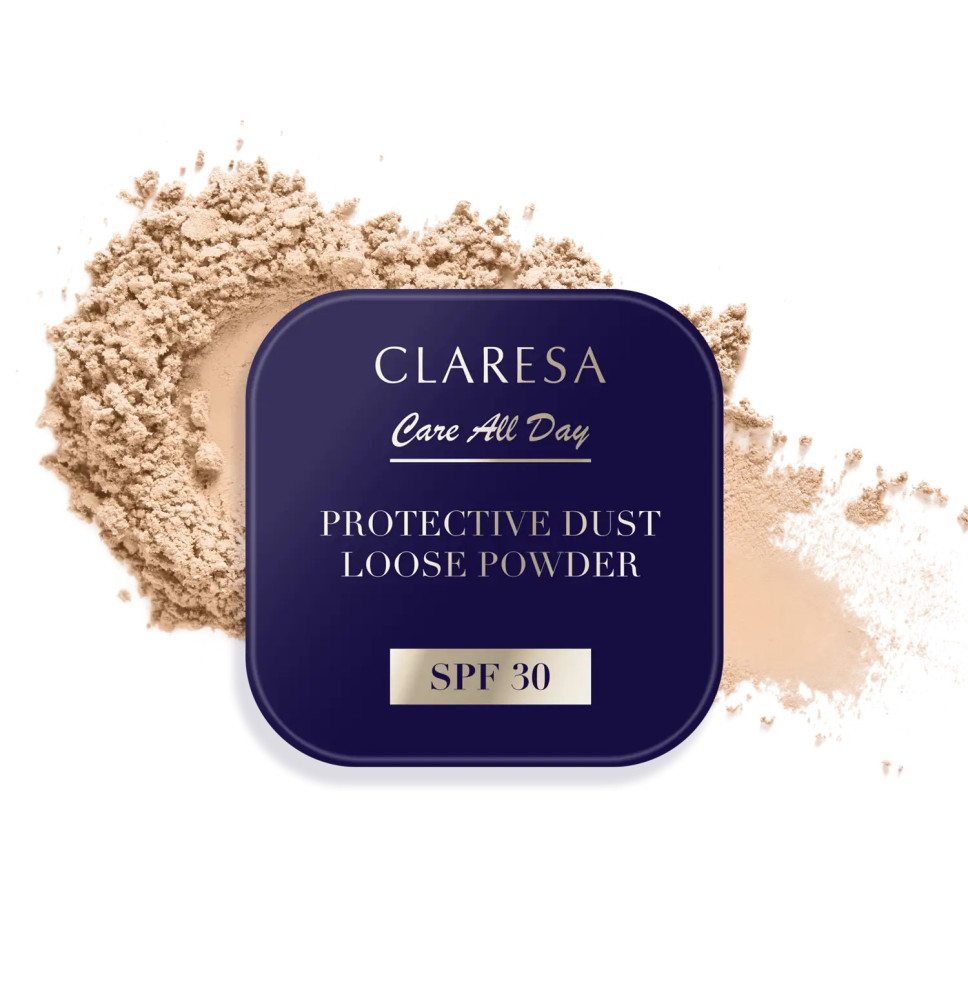 CLARESA Protective Dust Loose Powder SPF 30 – fixačný sypký púder