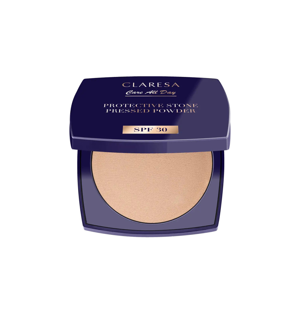 CLARESA Protective Stone Pressed Powder SPF 30 – lisovaný fixačný púder 10 g