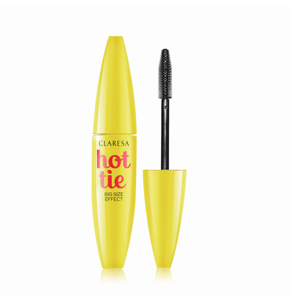 CLARESA HOTTIE Deep Black – maskara predlžujúca a zhusťujúca 12 ml