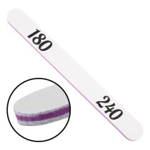 Pilník biely rovný 180/240