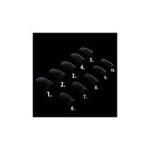 Priesvitné tipy  č.6  50 ks - krátka  zarážka