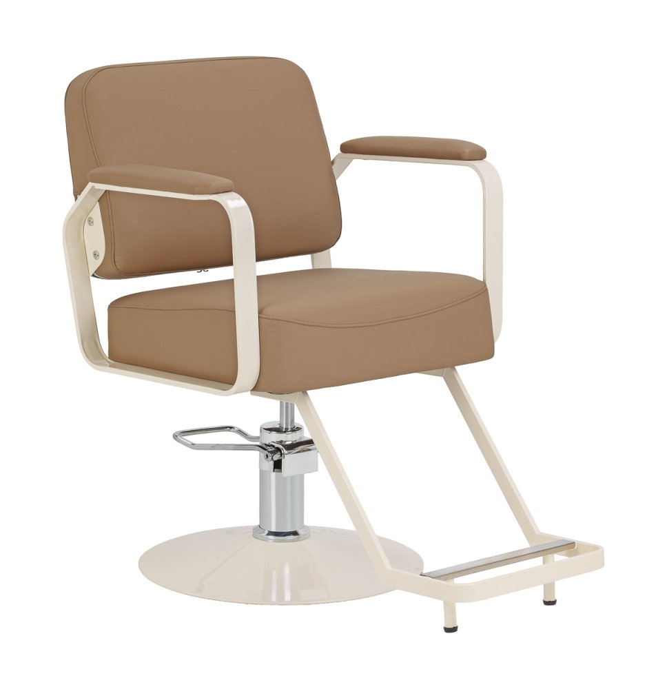 Kadernícke kreslo Omega Aurora svetlohnedé