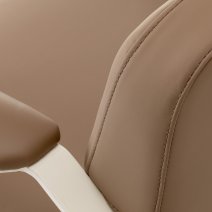 Kadernícke kreslo Omega Aurora svetlohnedé