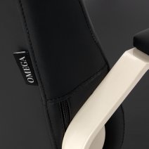 Kadernícke kreslo Omega Aurora čierne