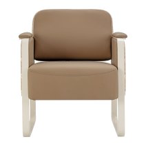 Stolička do čakárne Omega Grandeur svetlohnedá