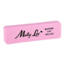 Molly Lac ružový mini buffer hranatý 180/240 1ks