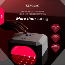 UV/LED lampa na nechty Semilac Diamond 24W/48W – Multi LED Red Light System
